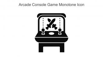 Arcade Console Game Monotone Icon In Powerpoint Pptx Png And Editable Eps Format