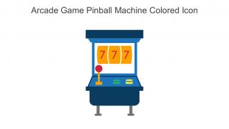 Arcade Game Pinball Machine Colored Icon In Powerpoint Pptx Png And Editable Eps Format