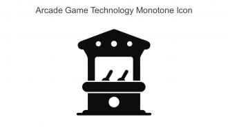 Arcade Game Technology Monotone Icon In Powerpoint Pptx Png And Editable Eps Format