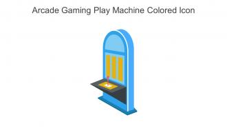 Arcade Gaming Play Machine Colored Icon In Powerpoint Pptx Png And Editable Eps Format