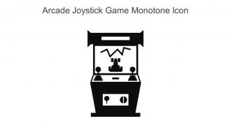 Arcade Joystick Game Monotone Icon In Powerpoint Pptx Png And Editable Eps Format
