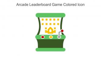 Arcade Leaderboard Game Colored Icon In Powerpoint Pptx Png And Editable Eps Format