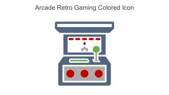 Arcade Retro Gaming Colored Icon In Powerpoint Pptx Png And Editable Eps Format
