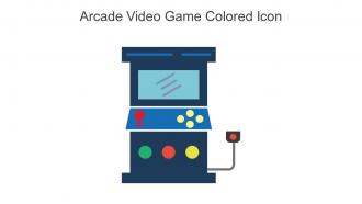 Arcade Video Game Colored Icon In Powerpoint Pptx Png And Editable Eps Format