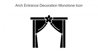 Arch Entrance Decoration Monotone Icon In Powerpoint Pptx Png And Editable Eps Format