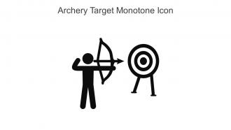 Archery Target Monotone Icon In Powerpoint Pptx Png And Editable Eps Format