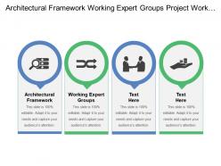 Architectural Framework Working Expert Groups Project Work Team Selection