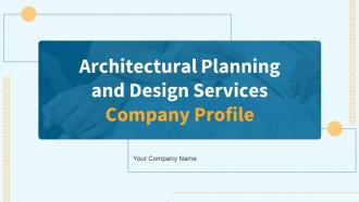 Architectural Planning And Design Services Company Profile Complete Deck