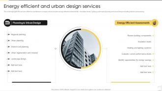 Architecture And Construction Services Firm Energy Efficient And Urban Design Services