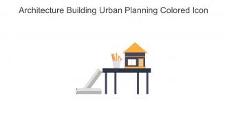 Architecture Building Urban Planning Colored Icon In Powerpoint Pptx Png And Editable Eps Format