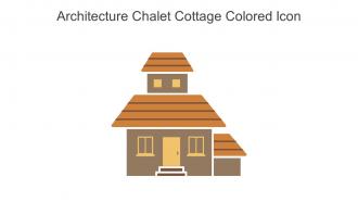 Architecture Chalet Cottage Colored Icon In Powerpoint Pptx Png And Editable Eps Format