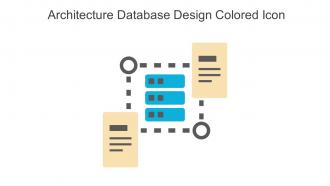 Architecture Database Design Colored Icon In Powerpoint Pptx Png And Editable Eps Format