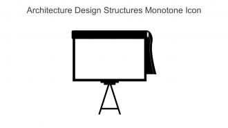 Architecture Design Structures Monotone Icon In Powerpoint Pptx Png And Editable Eps Format