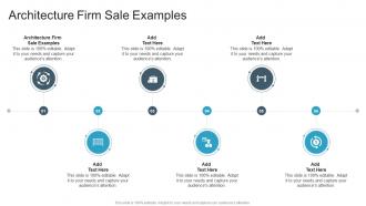Architecture Firm Sale Examples In Powerpoint And Google Slides Cpb