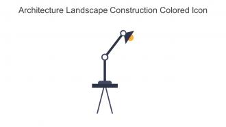 Architecture Landscape Construction Colored Icon In Powerpoint Pptx Png And Editable Eps Format