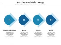 Architecture methodology ppt powerpoint presentation inspiration summary cpb