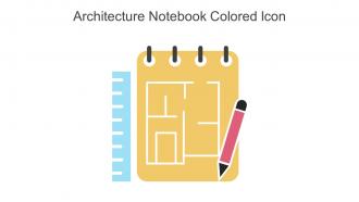Architecture Notebook Colored Icon In Powerpoint Pptx Png And Editable Eps Format