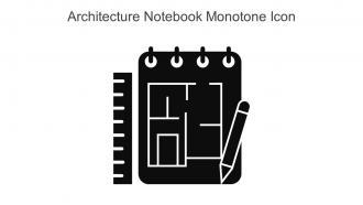 Architecture Notebook Monotone Icon In Powerpoint Pptx Png And Editable Eps Format