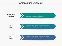 Architecture overview ppt powerpoint presentation show example cpb