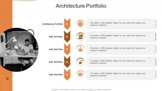 Architecture Portfolio In Powerpoint And Google Slides Cpb