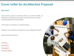 Architecture Proposal Template Powerpoint Presentation Slides