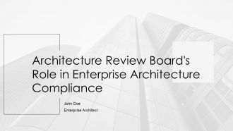 Architecture Review Boards Role In Enterprise Architecture Compliance PPT Graphics AT