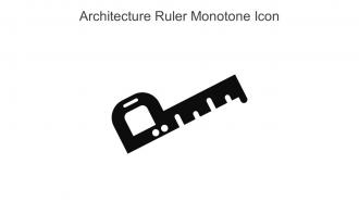 Architecture Ruler Monotone Icon in powerpoint pptx png and editable eps format