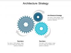 Architecture strategy ppt powerpoint presentation gallery diagrams cpb