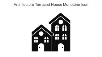 Architecture Terraced House Monotone Icon In Powerpoint Pptx Png And Editable Eps Format
