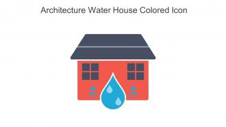 Architecture Water House Colored Icon In Powerpoint Pptx Png And Editable Eps Format