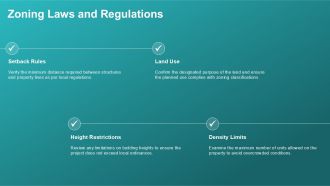 Architecture Zoning Compliance Certification PPT Structure ACP Template Colorful