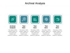 Archival analysis ppt powerpoint presentation styles cpb