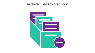 Archive Files Colored Icon In Powerpoint Pptx Png And Editable Eps Format