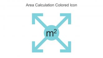 Area Calculation Colored Icon In Powerpoint Pptx Png And Editable Eps Format