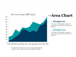 Area chart powerpoint slide graphics