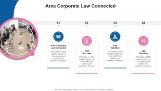 Area Corporate Law Connected In Powerpoint And Google Slides Cpb