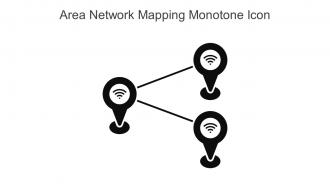 Area Network Mapping Monotone Icon In Powerpoint Pptx Png And Editable Eps Format