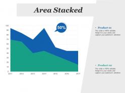 Area stacked finance ppt inspiration infographic template