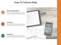 Area to volume ratio ppt powerpoint presentation pictures slide download cpb