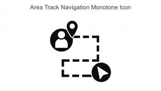 Area Track Navigation Monotone Icon In Powerpoint Pptx Png And Editable Eps Format