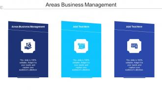 Areas Business Management Ppt Powerpoint Presentation Layouts Vector Cpb