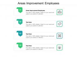 Areas improvement employees ppt powerpoint presentation slides samples cpb