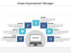 Areas improvement manager ppt powerpoint presentation infographics sample cpb