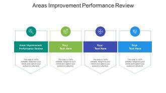 Areas improvement performance review ppt powerpoint demonstration cpb