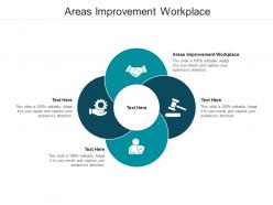 Areas improvement workplace ppt powerpoint presentation portfolio grid cpb