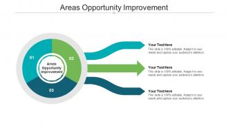 Areas opportunity improvement ppt powerpoint presentation model clipart images cpb