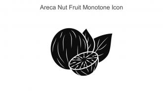 Areca Nut Fruit Monotone Icon In Powerpoint Pptx Png And Editable Eps Format