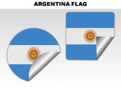 Argentina country powerpoint flags