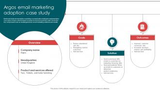 Argos Email Marketing Adoption Case Study Email Campaign Development Strategic