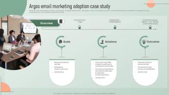 Argos Email Marketing Adoption Case Study Strategic Email Marketing Plan For Customers Engagement